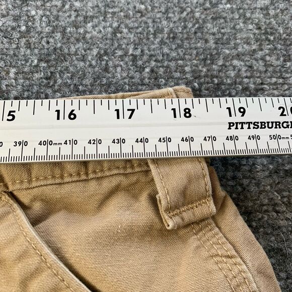 Carhartt Mens Utility Cargo Carpenter Shorts Brown Cotton Size 38 (Measures 36) - Picture 14 of 15
